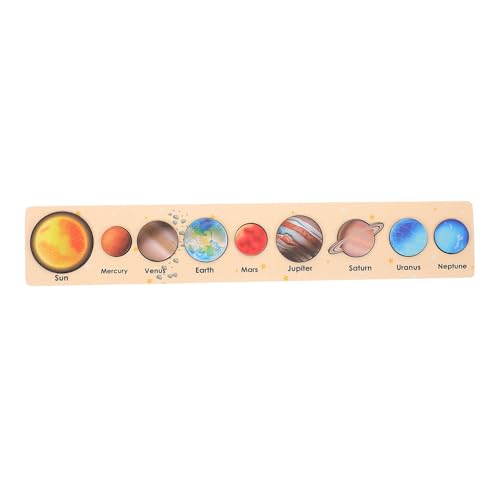 BESTonZON Holz Sonnensystem Puzzle Planeten Lernspielzeug für Vorschule Montessori Weltraumspielzeug Pädagogisch Abnehmbar Pädagogisches Planeten Bastelset für Kleinkinder BESTonZON Holz Sonnensystem Puzzle Planeten Lernspielzeug für Vorschule Montessori Weltraumspielzeug Pädagogisch Abnehmbar Pädagogisches Planeten Bastelset für Kleinkinder von BESTonZON