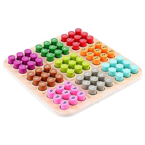 BESTonZON Holz Sudoku Legespiel für Jahre Handliches Holz Trainingsspiel Gedächtnis und Feinmotorik Robustes Sicheres Lernspielzeug für Vorschule und Freizeit BESTonZON Holz Sudoku Legespiel für Jahre Handliches Holz Trainingsspiel Gedächtnis und Feinmotorik Robustes Sicheres Lernspielzeug für Vorschule und Freizeit von BESTonZON