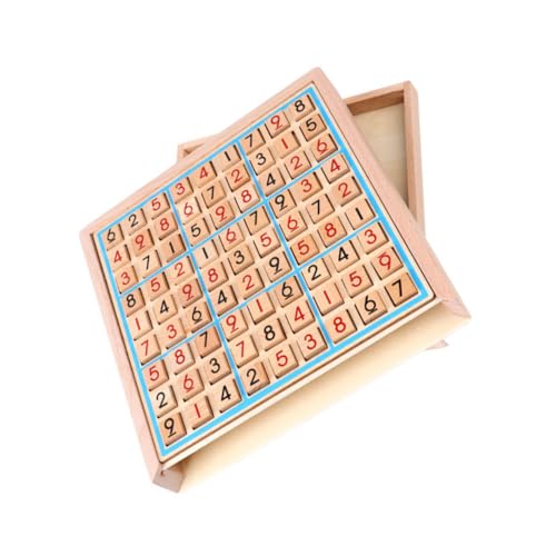 BESTonZON Holz Sudoku Spielset Raster Lernspielzeug Logisches Denken Mathematisches Trainingsspiel Pädagogisch Kreatives Denkspiel für Jungen Mädchen BESTonZON Holz Sudoku Spielset Raster Lernspielzeug Logisches Denken Mathematisches Trainingsspiel Pädagogisch Kreatives Denkspiel für Jungen Mädchen von BESTonZON