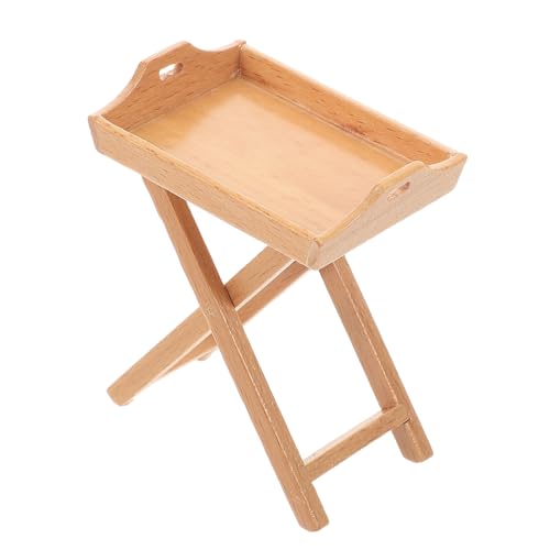 BESTonZON Holz Tablett mit Gestell Realistisches Puppenhaus Obst und Gemüseregal Langlebiges Küchenzubehör Detailgetreue Dekoration für Puppenhauszimmer BESTonZON Holz Tablett mit Gestell Realistisches Puppenhaus Obst und Gemüseregal Langlebiges Küchenzubehör Detailgetreue Dekoration für Puppenhauszimmer von BESTonZON