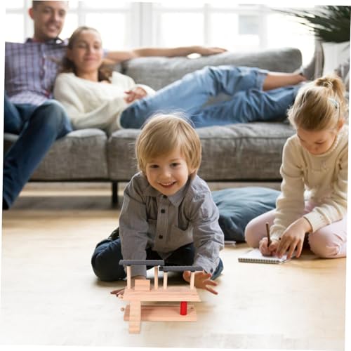 BESTonZON Holz Zug Plattform DIY Eisenbahn Gleis Zubehör Pädagogisches Bahnsteig Modell für Kompatibel mit Holzschienen Sets Robust und Detailreich Gestaltet BESTonZON Holz Zug Plattform DIY Eisenbahn Gleis Zubehör Pädagogisches Bahnsteig Modell für Kompatibel mit Holzschienen Sets Robust und Detailreich Gestaltet von BESTonZON