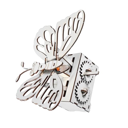 BESTonZON Holz bastelset Handkurbel Schmetterling DIY Lernspielzeug Wissenschaft Kreativset Fördert Eltern Junge Mädchen Interaktion und Frühförderung BESTonZON Holz bastelset Handkurbel Schmetterling DIY Lernspielzeug Wissenschaft Kreativset Fördert Eltern Junge Mädchen Interaktion und Frühförderung von BESTonZON