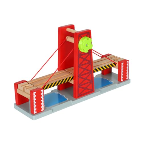 BESTonZON Holzeisenbahn DIY Holz Zugbrücke mit Kompatiblen Gleisen Kinderfreundlich Einfach Aufzubauen Ab Jahren Kreatives für Jungen und Mädchen BESTonZON Holzeisenbahn DIY Holz Zugbrücke mit Kompatiblen Gleisen Kinderfreundlich Einfach Aufzubauen Ab Jahren Kreatives für Jungen und Mädchen von BESTonZON