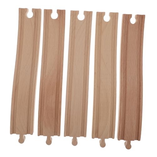 BESTonZON Holzeisenbahn Erweiterungsset aus Hochwertigem Holz mit Gebogenen Gleisen Einfach zu Montieren Langlebig und Sicher Geeignet als Zubehör für Zugspielzeug und Gleis szenenbau BESTonZON Holzeisenbahn Erweiterungsset aus Hochwertigem Holz mit Gebogenen Gleisen Einfach zu Montieren Langlebig und Sicher Geeignet als Zubehör für Zugspielzeug und Gleis szenenbau von BESTonZON