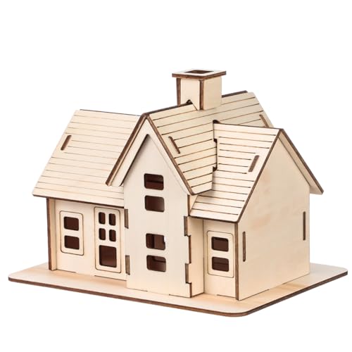 BESTonZON Holzhaus Puzzle DIY Bausatz aus Hochwertigem Holz Einfach Zusammenzubauen Dekoratives Modellhaus für Zuhause Büro und Party Pädagogisches Knobelspiel für Erwachsene und Anfänger BESTonZON Holzhaus Puzzle DIY Bausatz aus Hochwertigem Holz Einfach Zusammenzubauen Dekoratives Modellhaus für Zuhause Büro und Party Pädagogisches Knobelspiel für Erwachsene und Anfänger von BESTonZON