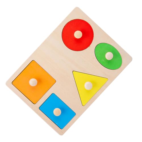 BESTonZON Holzpuzzle Geometrische Formen Sortierbrett Lernspielzeug Montessori Früherziehung für Jungen und Mädchen Ab Jahren BESTonZON Holzpuzzle Geometrische Formen Sortierbrett Lernspielzeug Montessori Früherziehung für Jungen und Mädchen Ab Jahren von BESTonZON