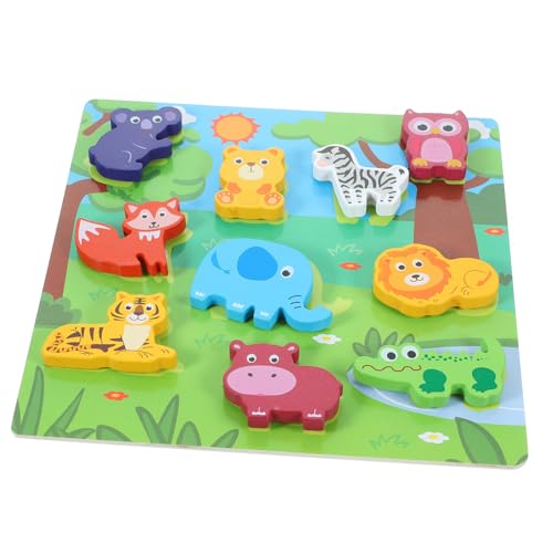 BESTonZON Holzpuzzle Lernspielzeug für Pädagogisches aus Robustem Holz Fördert Konzentration Kreativität und Formenverständnis Sicher und Langlebig für Vorschulkinder BESTonZON Holzpuzzle Lernspielzeug für Pädagogisches aus Robustem Holz Fördert Konzentration Kreativität und Formenverständnis Sicher und Langlebig für Vorschulkinder von BESTonZON