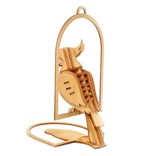 BESTonZON Holzpuzzle Papagei DIY aus Hochwertigem Holz Handgefertigtes Lernspielzeug Feinmotorik und Kreativität für Jungen und Mädchen Ab Jahren BESTonZON Holzpuzzle Papagei DIY aus Hochwertigem Holz Handgefertigtes Lernspielzeug Feinmotorik und Kreativität für Jungen und Mädchen Ab Jahren von BESTonZON