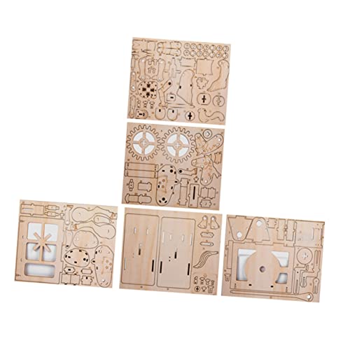 BESTonZON Holzpuzzle Rätsel Für Erwachsene Mechanische Puzzles Für Erwachsene Puzzle Zusammensetzen Stereoskopisches Puzzle Mechanische Rätsel Für Pädagogisch Für Kinder Hölzern Khaki von BESTonZON