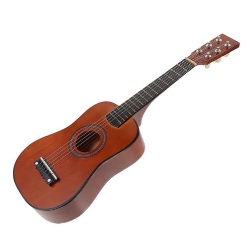 BESTonZON Holzspielgitarre für Pädagogisches Musikinstrument Verstellbare Saiten Klarer Lernspielzeug für Anfänger Jungen Mädchen Musikalische Früherziehung BESTonZON Holzspielgitarre für Pädagogisches Musikinstrument Verstellbare Saiten Klarer Lernspielzeug für Anfänger Jungen Mädchen Musikalische Früherziehung von BESTonZON