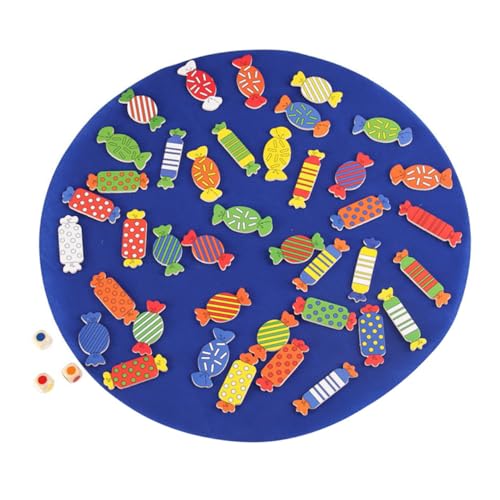 BESTonZON Holzspielzeug Candy Shape Matching Toy für Pädagogisches Lernspielzeug zur Gehirnförderung Langlebiges Buntes Montessori Spiel Kreatives Formzuordnungsspiel für Kleinkinder BESTonZON Holzspielzeug Candy Shape Matching Toy für Pädagogisches Lernspielzeug zur Gehirnförderung Langlebiges Buntes Montessori Spiel Kreatives Formzuordnungsspiel für Kleinkinder von BESTonZON