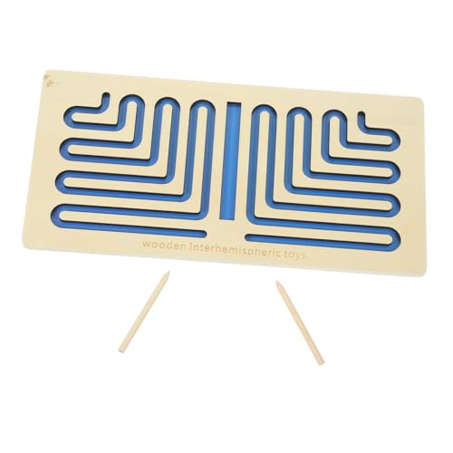 BESTonZON Holzspielzeug Lernspielzeug mit Labyrinth Puzzle Linken und Rechten Gehirnhälfte Koordination Denkspielzeug für Ab Jahren Spaßiges Intelligenztraining BESTonZON Holzspielzeug Lernspielzeug mit Labyrinth Puzzle Linken und Rechten Gehirnhälfte Koordination Denkspielzeug für Ab Jahren Spaßiges Intelligenztraining von BESTonZON
