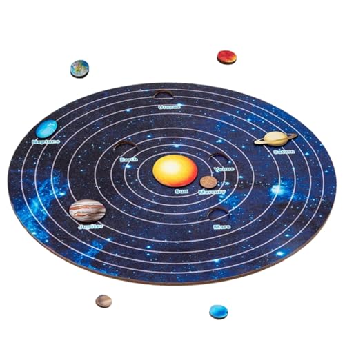 BESTonZON Holzpuzzle des Sonnensystems Für Junge Mädchen Planeten-Puzzle Zum Lernen Über Raum Und Sterne Puzzlespielzeug Aus Holz Zum Entwickeln Von Kreativität Und Fantasie BESTonZON Holzpuzzle des Sonnensystems Für Junge Mädchen Planeten-Puzzle Zum Lernen Über Raum Und Sterne Puzzlespielzeug Aus Holz Zum Entwickeln Von Kreativität Und Fantasie von BESTonZON