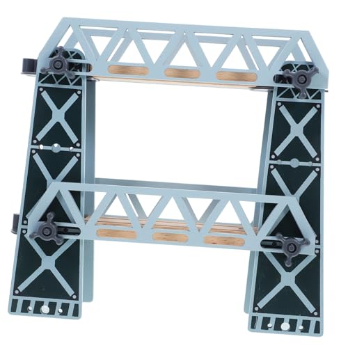 BESTonZON Holzspielzeug Zugbrücke Abnehmbar für Doppelschichtige Eisenbahnbrücke Kompatibel mit Holzeisenbahn Set Fördert Motorische Fähigkeiten und Kreatives BESTonZON Holzspielzeug Zugbrücke Abnehmbar für Doppelschichtige Eisenbahnbrücke Kompatibel mit Holzeisenbahn Set Fördert Motorische Fähigkeiten und Kreatives von BESTonZON
