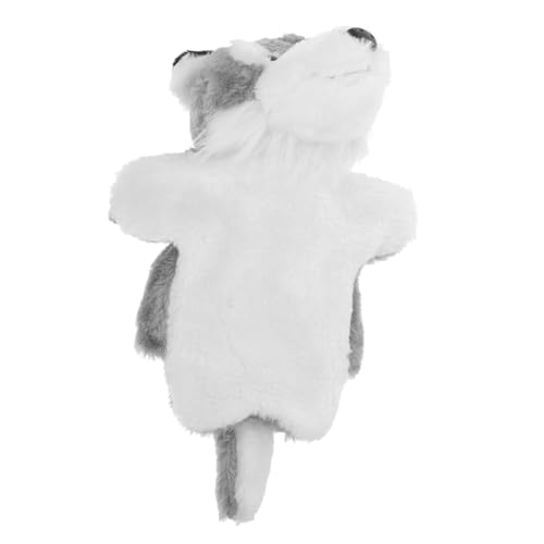 BESTonZON Interaktive Handpuppe Wolf üsch Tier Handpuppe Für Ideal Für Geschichtenerzählen Für ädchen Und Jungen von BESTonZON