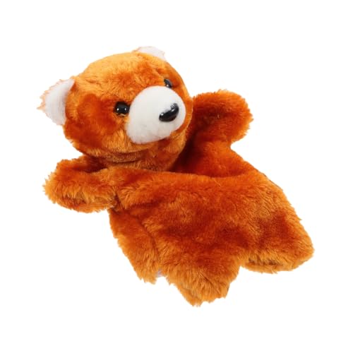 BESTonZON Handpuppen-plüschtier Interaktives Handpuppen Üsch Bär Handpuppe Für Geschichtenerzählen Und Lernspielzeug Ideal Für Vorschulkinder Und Rollenspiele Geburtstagsgeschenk Kinder Handpuppen von BESTonZON