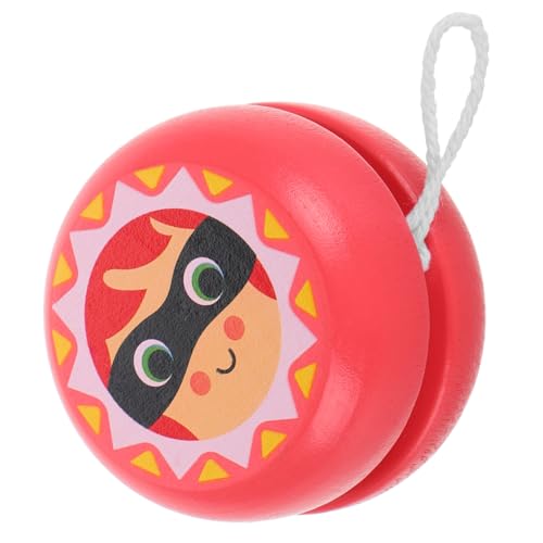 BESTonZON Jo-jo Reaktionsschnelles Holz-looping-yoyo Für Kinder Yo-yo-ballmasse Yoyos Für Kinder Yo Yo Ball Holz- Für Kinder-anfänger Chinesisches Für Kinder Rosa Hölzern von BESTonZON