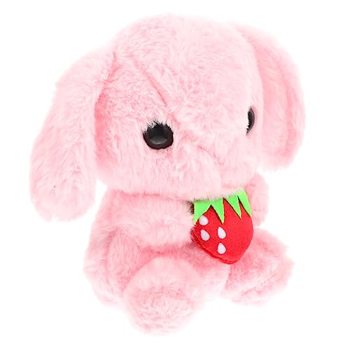 BESTonZON Kaninchen Mit Hängeohren Hasenspielzeug Für Ausgestopfter Hase Kaninchenpuppe Ausgestopftes Hasenpuppenspielzeug Kaninchen Stofftier Kindergeschenke Plüsch Rosa von BESTonZON