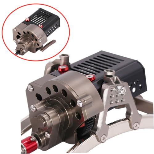 BESTonZON Kasten Raupenteil Rc-Crawler-Teile Ersatzteil Entferntes Auto Lenkgetriebe Halterung Rc Auto Koffer Getriebe Ferngesteuertes Auto Motor Antriebswelle Der Servolenkung Black von BESTonZON