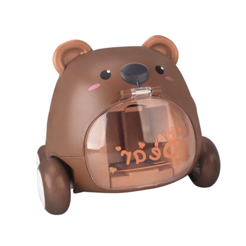 BESTonZON Katapultauto Spielzeug Kinder Schießen Spielzeug Shooter-Spielzeug Zurück Spielzeug Babyspielzeug Lernspielzeug Für Kinder Kinderspielzeug Pull-Back-fahrzeugmodell Abs Brown von BESTonZON