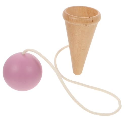 BESTonZON Kendama aus Langlebigem Material Tragbares Geschicklichkeitsspiel Hand Auge Koordination und Motorischer Übung Kleines Lernspielzeug für Unterwegs BESTonZON Kendama aus Langlebigem Material Tragbares Geschicklichkeitsspiel Hand Auge Koordination und Motorischer Übung Kleines Lernspielzeug für Unterwegs von BESTonZON