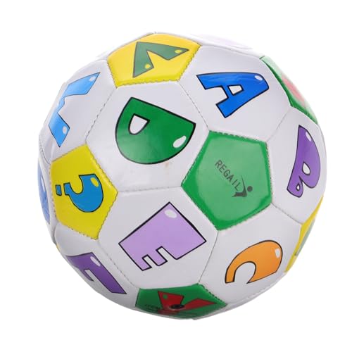 BESTonZON Kinder Fußball Cartoon-Ball-Spielzeug Ballspielzeug für Kinder Kleinkinderball Kleinkind Fußball Fußballspiel für Kinder riesiger Fußball Sportspielzeug für Kleinkinder Gummi von BESTonZON