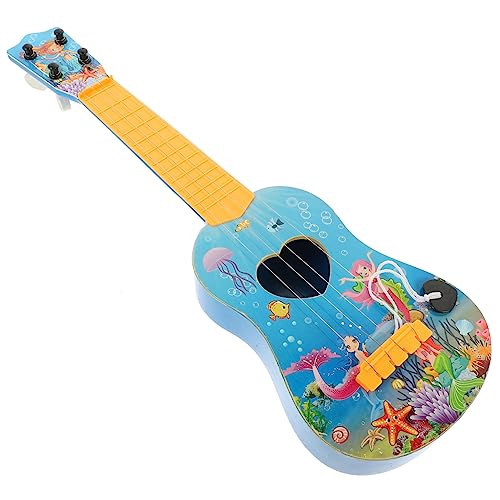 BESTonZON Kinder Gitarre Kinder Frühes Pädagogisches Spielzeug Gitarre Für Kinder Gitarrenspielzeug Für Kinder Pädagogisches Instrument Spielzeug Babyspielzeug Mini-Ukulele Plastik Colorful von BESTonZON