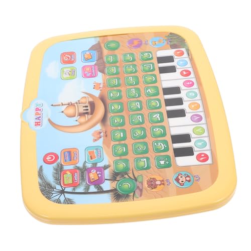 BESTonZON Kinder-arabisch-lesemaschine, Arabische Buchstaben, Lernblock, Früherziehung, Koran-Alphabet, Wörter, Laptop-Spielzeug Für Kinder, Kleinkinder von BESTonZON