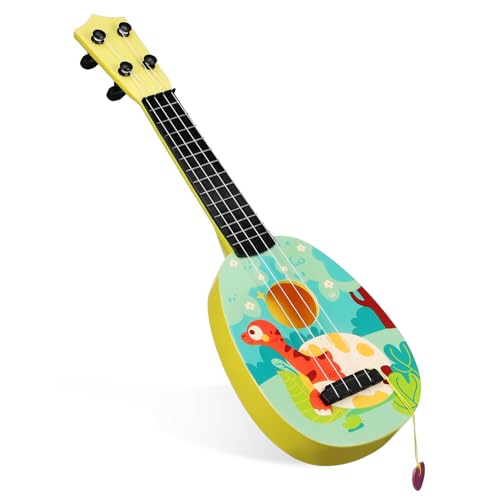 BESTonZON Kindergitarre Ukulele Kindergitarre Kindergitarren Ukelelen Für Kinder Gitarren Für Kinder Ukulele Für Kinder Anfänger Kleinkindgitarre Kleine Gitarre Für Kinder Gitarre von BESTonZON