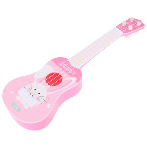 BESTonZON Kindergitarre Ukulele aus Robustem Kunststoff Mini Musikinstrument für Kleinkinder Pädagogisches Lernspielzeug mit Buntem Cartoon Design für Frühe Musikalische BESTonZON Kindergitarre Ukulele aus Robustem Kunststoff Mini Musikinstrument für Kleinkinder Pädagogisches Lernspielzeug mit Buntem Cartoon Design für Frühe Musikalische von BESTonZON