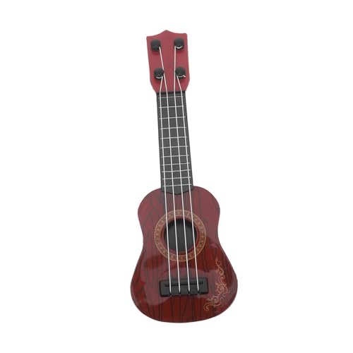 BESTonZON Kindergitarrenspielzeug Mini Musikinstrument Kinderinstrument Ukulele Banjo Instrument Spielzeug Miniaturgitarre Puppenhaus Gitarre Lernspielzeug Gitarren Replika von BESTonZON