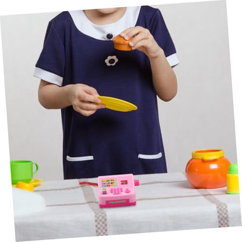 BESTonZON Kinderkasse Mini Registrierkasse Lernspielzeug für Mädchen Tragbar Logisches Denken Teamwork Simulation Rollenspiel Zubehör BESTonZON Kinderkasse Mini Registrierkasse Lernspielzeug für Mädchen Tragbar Logisches Denken Teamwork Simulation Rollenspiel Zubehör von BESTonZON