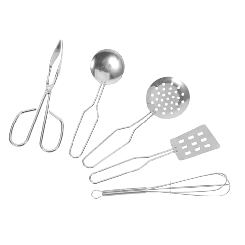 BESTonZON Mini-küchenzubehör-Set Für Junge Mädchen Mit Spielküchenspatel Und Löffel Schöpfkelle Spielzeug-schneebesen Schaumlöffel Zange Kochlernspielzeug Für Jungen Und Mädchen BESTonZON Mini-küchenzubehör-Set Für Junge Mädchen Mit Spielküchenspatel Und Löffel Schöpfkelle Spielzeug-schneebesen Schaumlöffel Zange Kochlernspielzeug Für Jungen Und Mädchen von BESTonZON