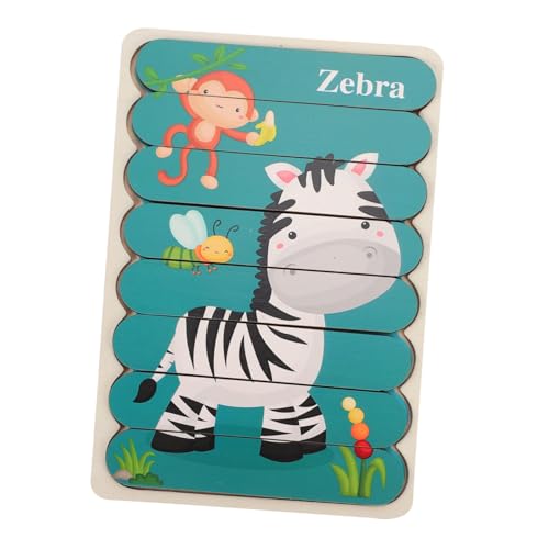BESTonZON Kinderpuzzle Zweifach Beidseitig Bedruckt Zebra Giraffe Pädagogisches Lernspielzeug für Kleinkinder Ab Jahre Fördert Formenerkennung Hand Auge Koordination und Konzentration BESTonZON Kinderpuzzle Zweifach Beidseitig Bedruckt Zebra Giraffe Pädagogisches Lernspielzeug für Kleinkinder Ab Jahre Fördert Formenerkennung Hand Auge Koordination und Konzentration von BESTonZON