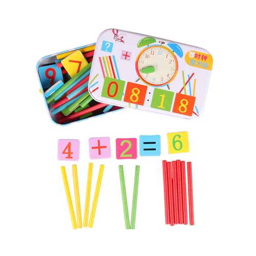 BESTonZON Kinderrechner Lernspielzeug Mathematik Lehrmittel Arithmetik Stäbchen Lernspiel Pädagogisches Bunte Farben Fördert Zahlenverständnis Feinmotorik BESTonZON Kinderrechner Lernspielzeug Mathematik Lehrmittel Arithmetik Stäbchen Lernspiel Pädagogisches Bunte Farben Fördert Zahlenverständnis Feinmotorik von BESTonZON
