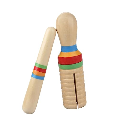 BESTonZON Kinderschlagzeug Kindermusikinstrumente Musikspielzeug Kinderspielzeug Musikinstrumente Pädagogisches Musikspielzeug Für Musikspielzeug Für Schallrohr Musikspielzeug Für Aus Holz von BESTonZON