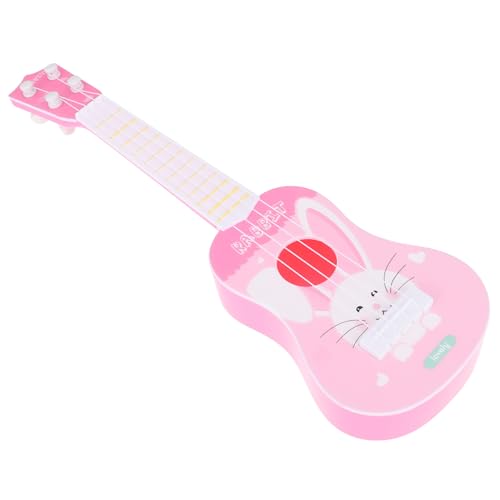 BESTonZON Kinderspielzeuggitarre Kinder Ukulele Spielzeug Musikspielzeug Kinderspielzeuggitarre Kindermusikinstrumente Cartoon Kaninchen Ukulele Miniinstrumente Cartoon Pinguin Ukulele von BESTonZON