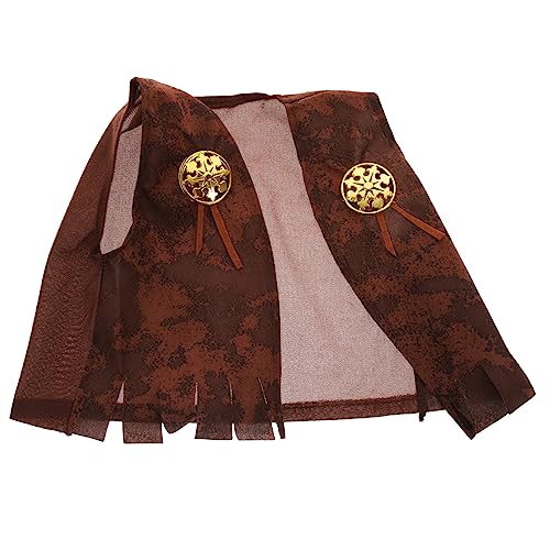 BESTonZON Kinderweste Halloween Costume Halloween Kleidung Halloween Klamotten Halloween Outfits Kleidung Rollenspielweste -Outfit Kostüm für Party Partygeschenk Gestrick Brown von BESTonZON