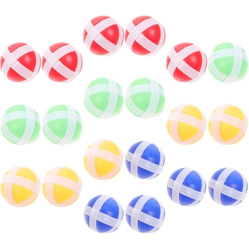 BESTonZON Klettball Set Für Wurfspiel Mit Bunten Sticky Balls Perfekt Für Dartscheiben Indoor Und Outdoor Spiele Für Partys Und Reisen von BESTonZON