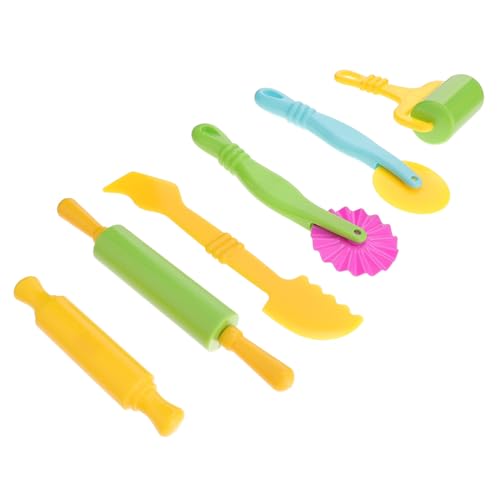 BESTonZON Knete Werkzeug mit Formen und Extruder DIY Plastilin Zubehör Farbenfrohes Teiliges Modellierwerkzeug für Vorschule und Kreatives BESTonZON Knete Werkzeug mit Formen und Extruder DIY Plastilin Zubehör Farbenfrohes Teiliges Modellierwerkzeug für Vorschule und Kreatives von BESTonZON