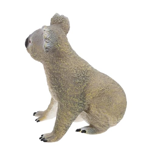 BESTonZON Koala- Koala-schlüsselanhänger Kognitives Koala-Modell Miniatur-Koala-Figur Koala-bleistiftkumpel Künstlicher Koala Koalabär Koala-Bleistift-Hugger Weltraumsand Grey von BESTonZON