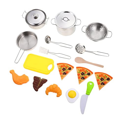 BESTonZON Kochspielzeug Set für Teiliges Kochgeschirr für Mädchen und Jungen Sicheres und Pädagogisches Kreativität und Hand Augen Koordination BESTonZON Kochspielzeug Set für Teiliges Kochgeschirr für Mädchen und Jungen Sicheres und Pädagogisches Kreativität und Hand Augen Koordination von BESTonZON