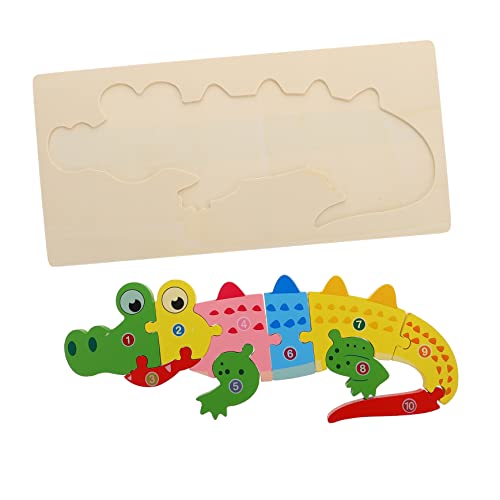 BESTonZON Kognitives dreidimensionales Puzzle Monster Teppiche Junge Bodenpuzzle Puzzle rätselbuch interessantes 3D-Puzzle-Puzzle Puzzle- aus Holz hölzern von BESTonZON