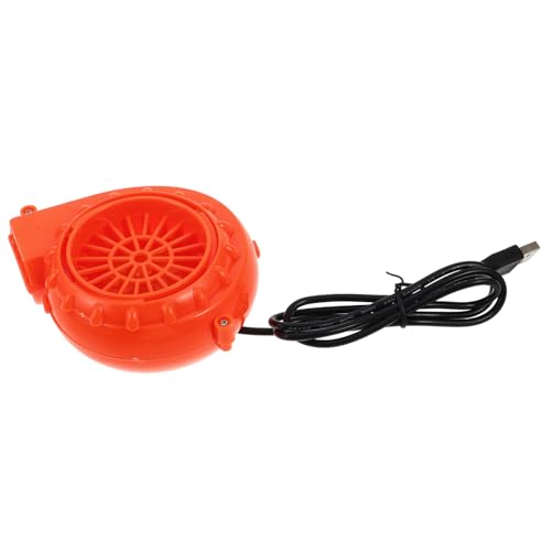 BESTonZON Kostüm Gebläse Halloween Kostüm Tragbarer Cosplay Kostüme Kostüm Halloween Mini Gebläse Kostüm Fan Kleidung Fan Kostüm Fan Orange Kunststoff von BESTonZON