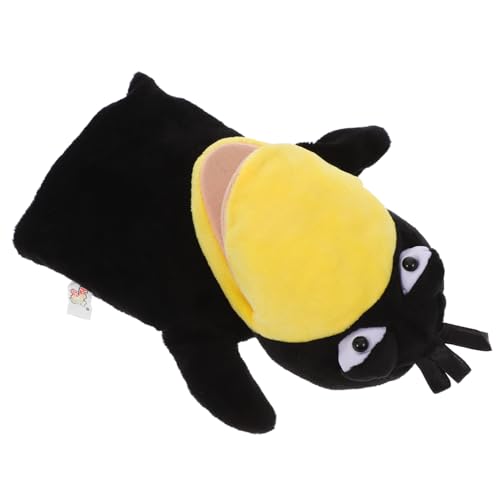 BESTonZON Krähe Handpuppe interaktives kinderspielzeug pucktuch Kreatives Pädagogisches Lustig Mini-Fingerpuppen dekoratives Fingerspielzeug Plüsch Black von BESTonZON