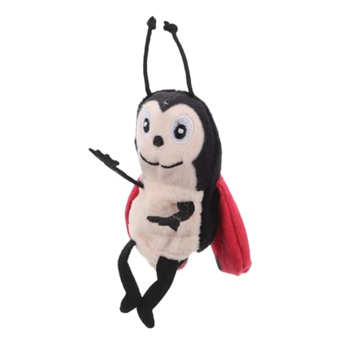 BESTonZON Kuschelige Marienkäfer Fingerpuppe aus Plüsch Weiches Beruhigendes für Kreatives Plüschtier für Mädchen und Jungen für Geschichten und Rollenspiele BESTonZON Kuschelige Marienkäfer Fingerpuppe aus Plüsch Weiches Beruhigendes für Kreatives Plüschtier für Mädchen und Jungen für Geschichten und Rollenspiele von BESTonZON