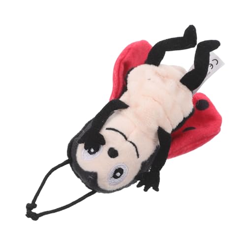 BESTonZON Kuscheliges Fingerpüppchen Marienkäfer aus Weichem Plüsch Interaktive Tierhandpuppe für Fördert Kreatives Geschichtenerzählen und Frühe Entwicklung Rollenspiel für Mädchen und BESTonZON Kuscheliges Fingerpüppchen Marienkäfer aus Weichem Plüsch Interaktive Tierhandpuppe für Fördert Kreatives Geschichtenerzählen und Frühe Entwicklung Rollenspiel für Mädchen und von BESTonZON