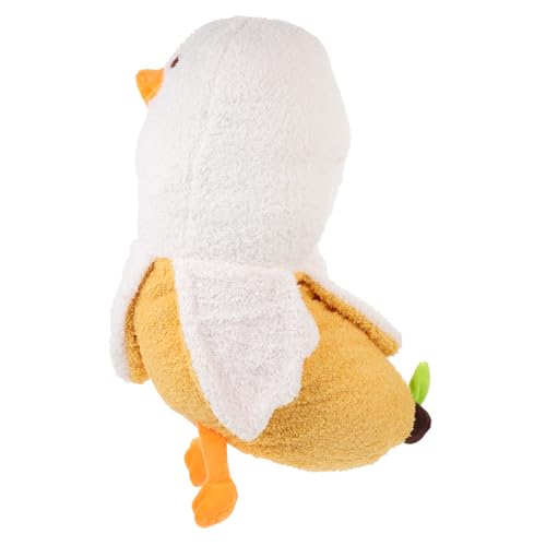 BESTonZON Kuscheltier Banane Ente üsch Lustige Banana Duck Puppe Weiches üschtier Kissen Für Niedliches Für Geburtstage Und Feiertage von BESTonZON