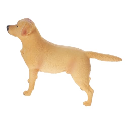 BESTonZON Labrador Retriever -Modell hühner Animal Figures Dogs Toys Dog Toy hausdeko realistische Hundefiguren Hunde-Sammelfigur Tiermodell Hundefigur realistisch Plastik Yellow von BESTonZON