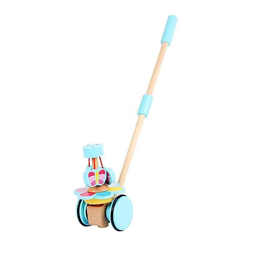 BESTonZON Langlebiges Lustiges Lauflernwagen Für Kleinkinder Verstellbarer Kinderwagen Zufälliger Farbe Für Lernspielzeug Und Spielspaß von BESTonZON